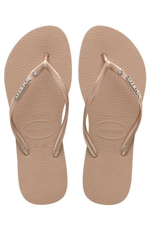 Havaianas Slim Metal Logo & Crystal