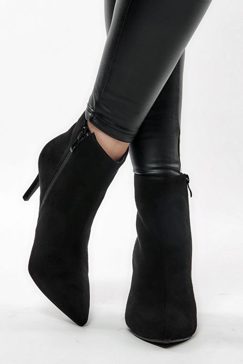 Ankle boots with high heels