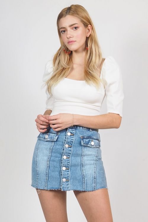 Julia denim skirt