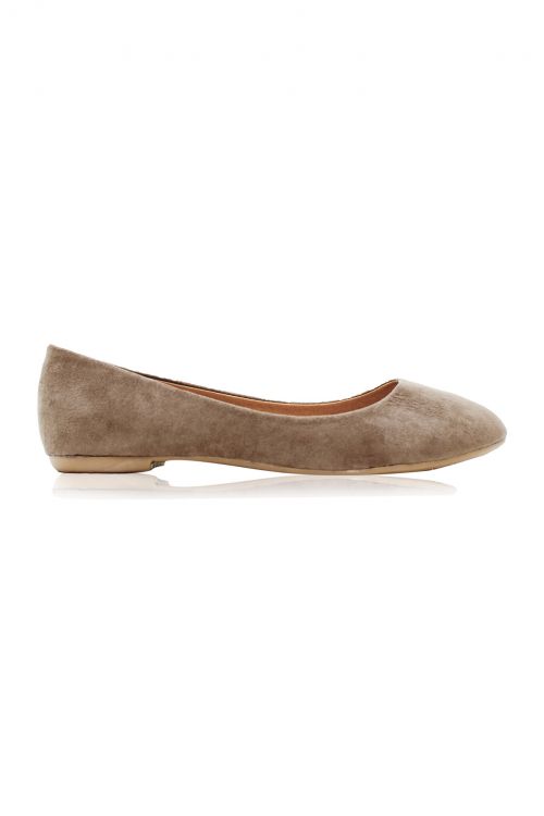 Basic suede ballerinas