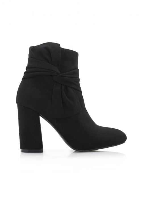 Ankle boots with side design