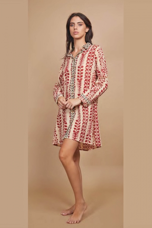 Ayoune long shirt dress Rio