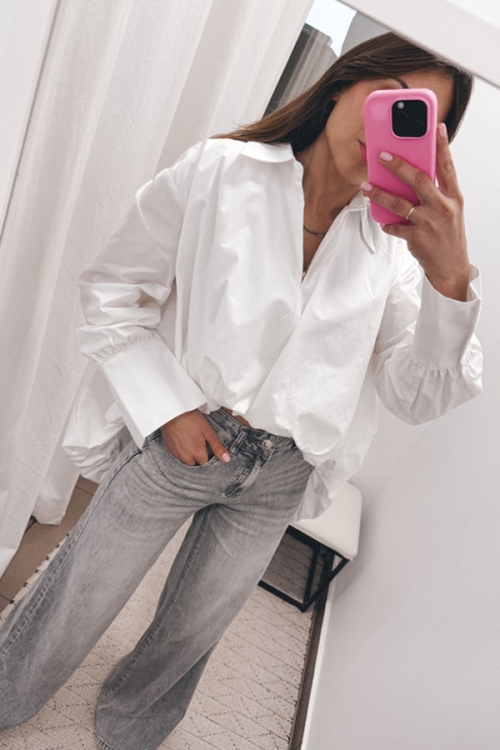 Balloon shirt Violet