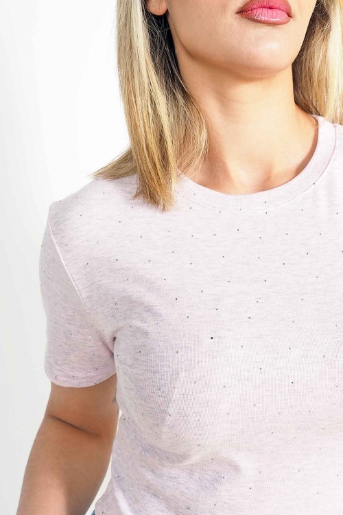 Crop sparkle t shirt