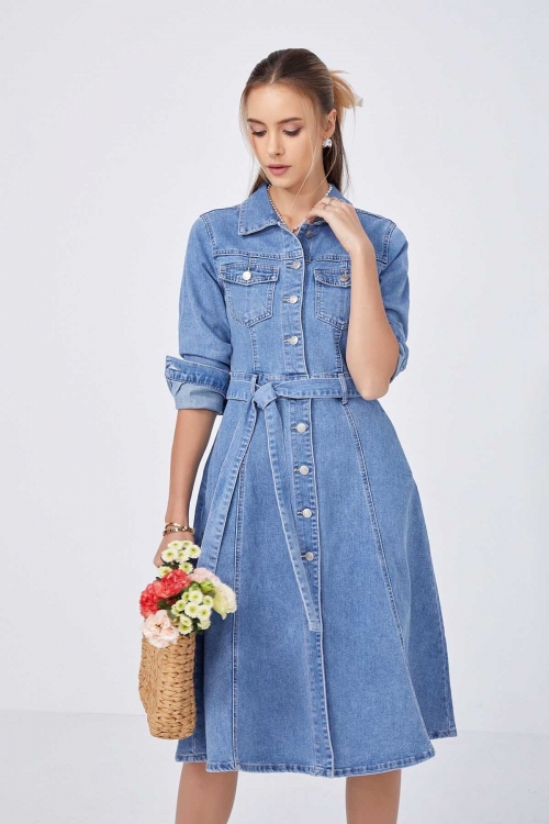 Denim dress Vesper