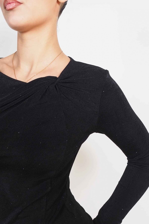 Detailed sparkle top Billie