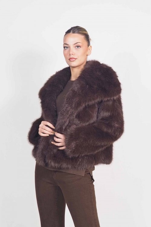 Eco leather fur Esme