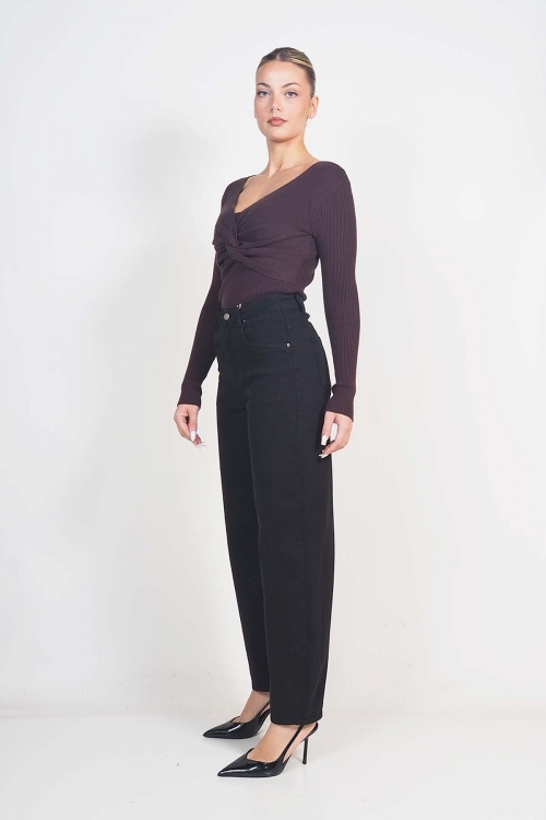 High waisted baggy jeans Nora