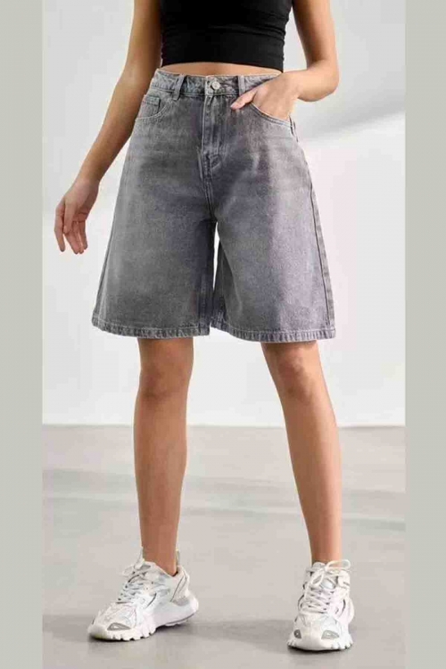 High waisted flared shorts Frida