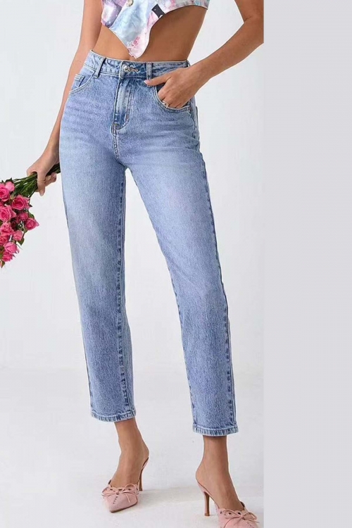 High waisted mom fit jeans Maya