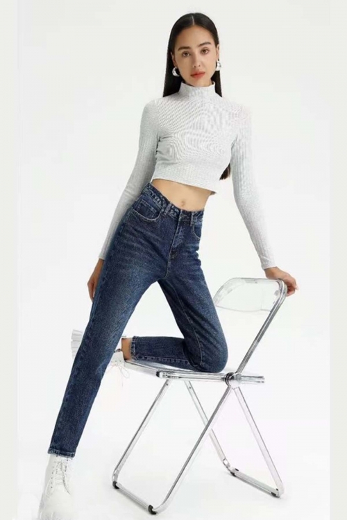 High waisted mom fit jeans Zuri