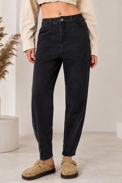 High waisted slouchy jean Celia