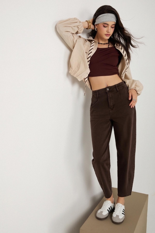 High waisted slouchy jeans Gisela