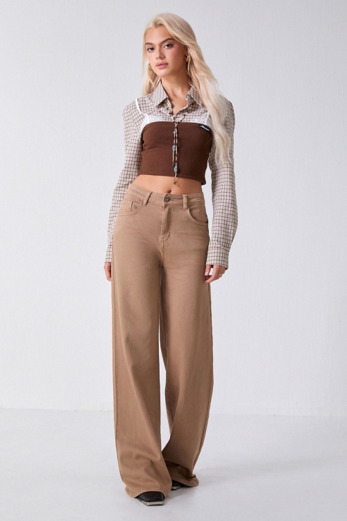 High waisted wide leg jeans Prestyn