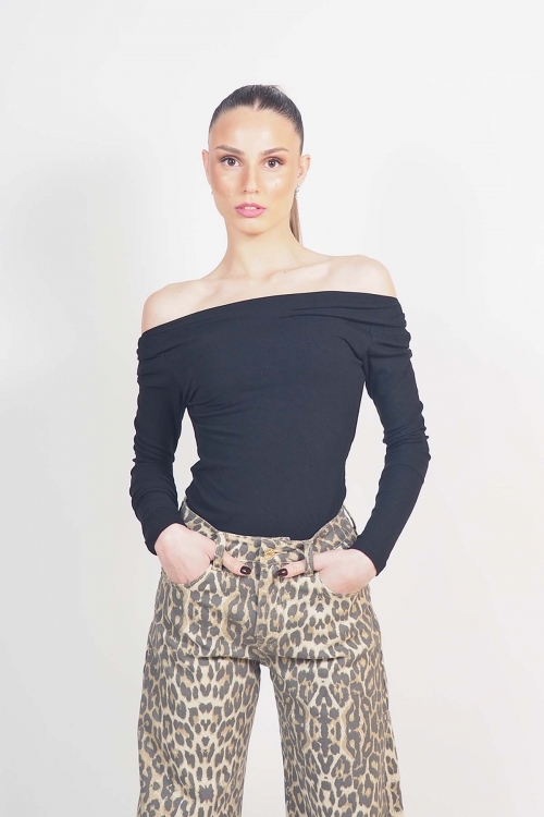 Longsleeved cotton top Aubrey