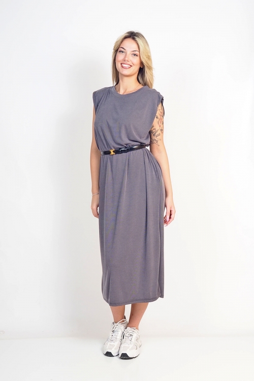 Loose rip sleeveless dress Iris