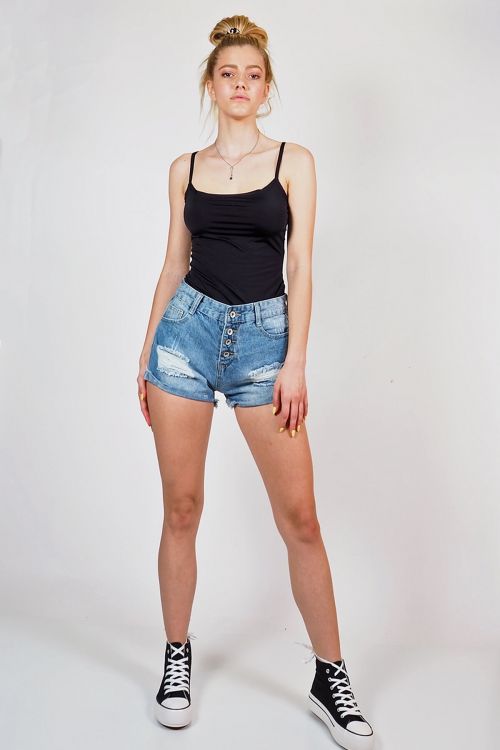 Victoria denim shorts