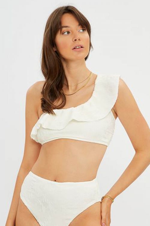 HERMIONE One Shoulder Frill Top