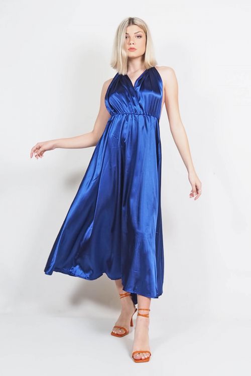 Gloria multiform satin dress