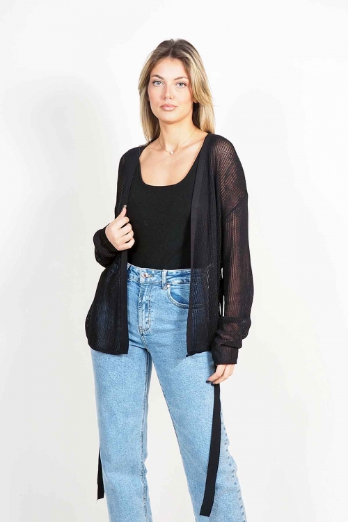 Performated knitted cardigan Vesper