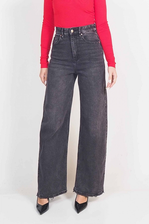 Premium high waisted wide leg jeans Amelia