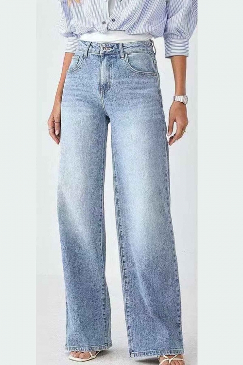 Premium high waisted wide leg jeans Gracie