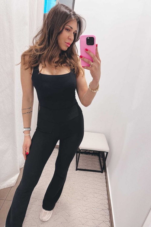 Rip flared leggings Sienna