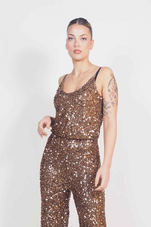 Sequin sleeveless top Amanda