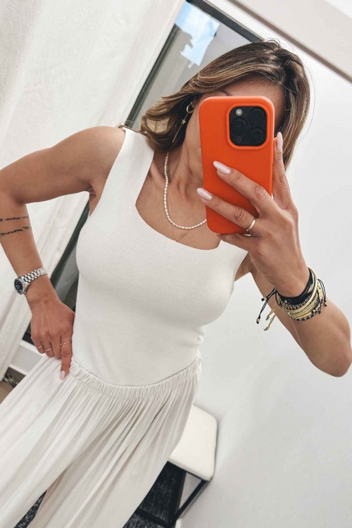Sleeveless knit top Louise