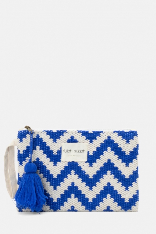 Mini bag with geometric design