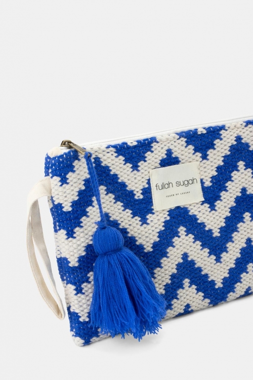 Mini bag with geometric design