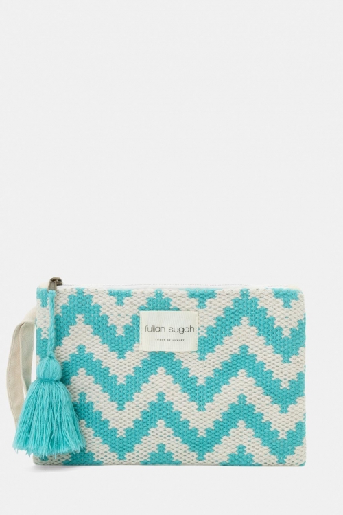 Mini bag with geometric design
