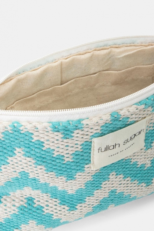Mini bag with geometric design