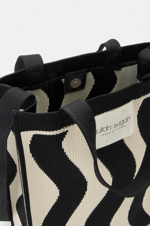 Τσαντάκι δίχρωμο με ιμάντα για χιαστί εφαρμογή