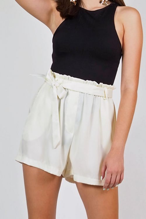 Bermuda shorts Silky Touch with belt