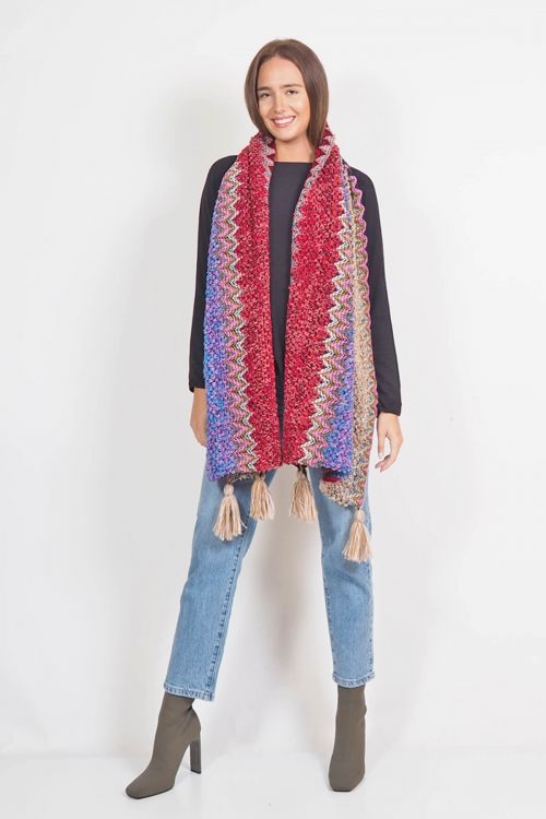 Nairobi viscose tassel scarf