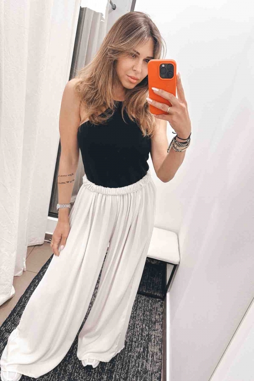 Wide leg soft trousers Kim