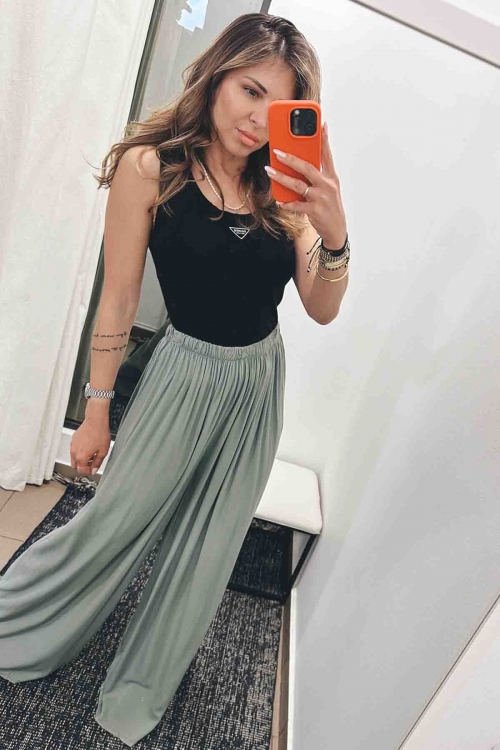 Wide leg soft trousers Kim