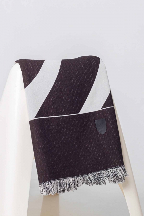 Zebra double faced beach towel