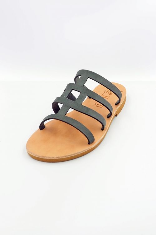 Handmade greek leather sandals Dedalos